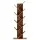 Artiss Tree Bookshelf 9 Tiers, Walnut, 15mm Particle Board, 50x25x141cm, Stylish Tree Design, Durable, Easy Assembly