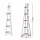 Artiss 5-Tier Corner Ladder Bookshelf - White MDF, 180cm, Non-Toxic Paint, Space-Saving Design, Easy Assembly