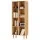 Artiss Bookshelf Bookcase, Walnut Particle Board, 4 Tiers, 60x30x150cm, Sturdy Design, Easy Assembly, Anti-Tip Safety