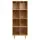 Artiss Bookshelf Bookcase, Walnut Particle Board, 4 Tiers, 60x30x150cm, Sturdy Design, Easy Assembly, Anti-Tip Safety