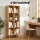 Artiss Bookshelf Bookcase, Walnut Particle Board, 4 Tiers, 60x30x150cm, Sturdy Design, Easy Assembly, Anti-Tip Safety