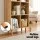 Artiss Bookshelf Bookcase, Walnut Particle Board, 4 Tiers, 60x30x150cm, Sturdy Design, Easy Assembly, Anti-Tip Safety