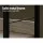 Artiss Bookshelf 3 Tiers, Engineered Wood & Metal, 70.5x30x90cm, Black & Oak, Modern Display Shelf, Easy Assembly