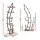 Artiss Plant Stand 6-Tier Ladder Shelf, E2 Particle Board, Black, 60x30x155cm, Indoor Outdoor Space-Saving Design