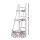 Artiss ZANE White 3-Tier Ladder Bookshelf: Freestanding or Wall-Mounted, Sleek Design, Eco-Friendly Finish