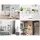 Artiss ZANE White 3-Tier Ladder Bookshelf: Freestanding or Wall-Mounted, Sleek Design, Eco-Friendly Finish