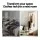Artiss Bamboo Clothes Rack Airer Coat Stand, 3-in-1, 38x30x155cm, Sturdy Bamboo with Hanging Rail & Storage Shelf