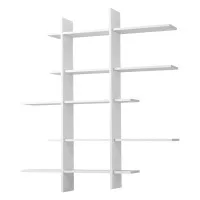 Artiss 15-Section Wall Mounted Display Shelf Floating Bookshelf Extra Thick Board for Books and Decor