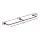 Artiss Clothes Rack Garment Rail 2 Pack Wall Mounted Metal Black Space Saving with Hanging Hooks