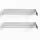 Artiss Set of 2 Wall Mounted Clothes Airers 100cm Foldable 15kg Stainless Steel Rods White
