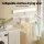 Artiss Set of 2 Wall Mounted Clothes Airers 100cm Foldable 15kg Stainless Steel Rods White