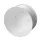 Artiss Coffee Table, Round Plastic, 71CM, White, British Style, Easy Assembly, Sophisticated Design, 1-Year Warranty