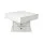 Artiss Lift Top Coffee Table 71cm Square 2-in-1 Work Desk with Rotating Top Hidden Storage and Drawers White