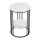Artiss Coffee Table, 2-Tier, MDF & Metal, Marble Finish, 40x40x54cm, White & Black, Modern Living, Easy Assembly