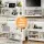 Artiss 3-Tier Coffee Table with Storage Shelf, White, 90x50x45cm, Particle Board, Coastal Style, Easy Clean