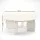 Artiss Round Coffee Table 78cm High-Gloss Centre Table MDF Cream White Minimalist Living Room Furniture