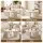 Artiss Round Coffee Table 78cm High-Gloss Centre Table MDF Cream White Minimalist Living Room Furniture