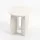 Artiss Round End Table 40cm High-Gloss Cream White Side Bedside Nightstand Small Coffee Table MDF