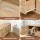 Artiss 2-Piece Pine TV Unit and Coffee Table Set 180cm Entertainment Unit 90cm Coffee Table Natural Woodgrain