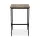 Artiss Vintage Bar Table 60x92cm - Walnut MDF Top, Metal Frame, H-Footrest, Anti-Slip Protectors, Easy Assembly