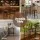 Artiss Vintage Bar Table 60x92cm - Walnut MDF Top, Metal Frame, H-Footrest, Anti-Slip Protectors, Easy Assembly