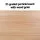 Artiss Coffee Table Oval, Pine, 110CM, Scandinavian Style, Durable, Easy Assembly, Child-Safe, Anti-Slip Base