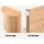 Artiss Coffee Table, Particleboard, Pine, 48CM, Semi-circle, Scandi Style, Durable, Easy Assembly, Child Safe