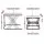 Artiss Nesting Coffee Table Set of 2 - Marble Effect, Metal Frame, 60cm/45cm, Space-Saving Design with Smooth Surface