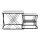 Artiss Nesting Coffee Table Set of 2 - Marble Effect, Metal Frame, 60cm/45cm, Space-Saving Design with Smooth Surface