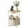 Artiss Round Coffee Table Side End Table 45cm with Built in Charging Station and Storage Basket 35kg