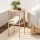 Artiss 2-Tier Round Coffee Table, 15mm E1 MDF, Metal Frame, Rustic Design, 39x39x65cm, Pine Finish, Easy Assembly