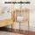 Artiss 2-Tier Round Coffee Table Set of 2 - Pine MDF & Metal, Rustic Design, 15mm E1 Grade, Easy-Clean, 74cm/