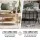 Artiss 2-Tier Round Coffee Table Set of 2 - Pine MDF & Metal, Rustic Design, 15mm E1 Grade, Easy-Clean, 74cm/