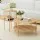 Artiss 2-Tier Round Coffee Table Set of 2 - Pine MDF & Metal, Rustic Design, 15mm E1 Grade, Easy-Clean, 74cm/