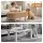 Artiss 100cm Oval Lift Top Coffee Table with Hidden Storage Pop-Up Desk and Natural Fluted Finish