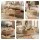 Artiss 100cm Oval Lift Top Coffee Table with Hidden Storage Pop-Up Desk and Natural Fluted Finish