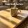 Artiss 90cm Coffee Table with Two Fluted Drawers Open Shelf and Spherical Solid Legs Pine Wood Finish