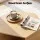 Artiss Hexagonal Coffee Table 80cm Oak E1 MDF with Open Storage and 2-Way Display Side Table Design