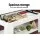 Artiss White Lift-Top Coffee Table, 98cm Heavy-Duty Particle Board, Hidden Storage, Anti-Scratch Pads, Steel Fixings