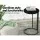 Artiss Emma Black Round Coffee Table - Industrial Style, Durable & Space-Saving Side Table with 20KG Capacity