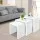 Artiss Glossy White Nesting Coffee Table Set of 3 - High Gloss PU & UV Lacquer, Scratch Resistant, Easy Assembly