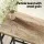 Artiss Side Table, Particle Board & Steel, 47x27x64cm, Wood & Black, Industrial Style, Space-Saving & Sturdy Design