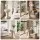 Artiss Paper End Table 40cm White Honeycomb Foldable Round Coffee Bedside Side Table with Acrylic Top and 10kg Capacity
