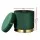 Artiss Green Velvet Ottoman Footstool with Storage - Elegant Tufted Design, Sturdy Build, 40x40x45cm, Multi-Functional