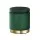 Artiss Green Velvet Ottoman Footstool with Storage - Elegant Tufted Design, Sturdy Build, 40x40x45cm, Multi-Functional