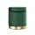 Artiss Green Velvet Ottoman Footstool with Storage - Elegant Tufted Design, Sturdy Build, 40x40x45cm, Multi-Functional
