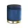 Artiss Navy Velvet Ottoman Storage Footstool - Round, Tufted, 40x40x45cm, Multi-Functional, Sturdy, 120kg Capacity