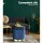 Artiss Navy Velvet Ottoman Storage Footstool - Round, Tufted, 40x40x45cm, Multi-Functional, Sturdy, 120kg Capacity
