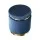 Artiss Round Velvet Ottoman Footstool - Navy, Tufted Seat, Gold Rings, 40x40x45cm, Soft & Sturdy, No Assembly Required