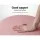 Artiss Velvet Pink Ottoman Foot Stool – Round, Tufted, Sturdy with Gold Accents, 40x40x45cm, 120kg Capacity, No Assembly
